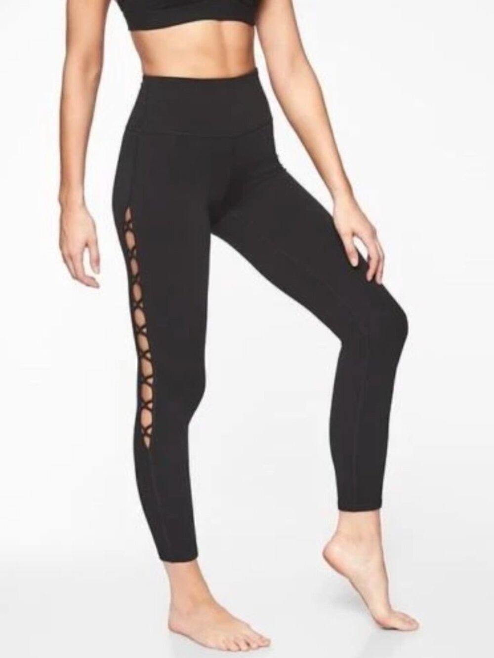 Athleta Shiva 7/8 Tights Leggings Size M Retail Price $89.00